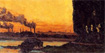 Sunset at  Ivry - 1873 Muse d'Orsay